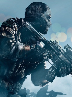 Fondo de pantalla Soldier Call of Duty Ghosts 240x320