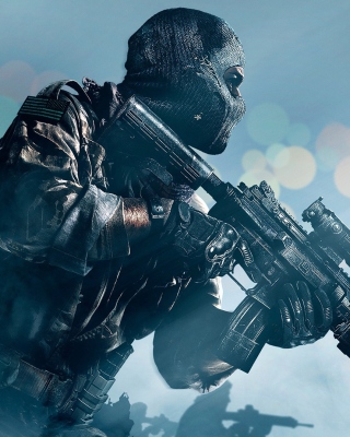 Soldier Call of Duty Ghosts - Obrázkek zdarma pro 176x220