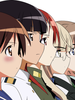 Strike Witches, Light Novel wallpaper 240x320