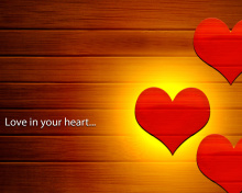 Fondo de pantalla Love in your Heart 220x176