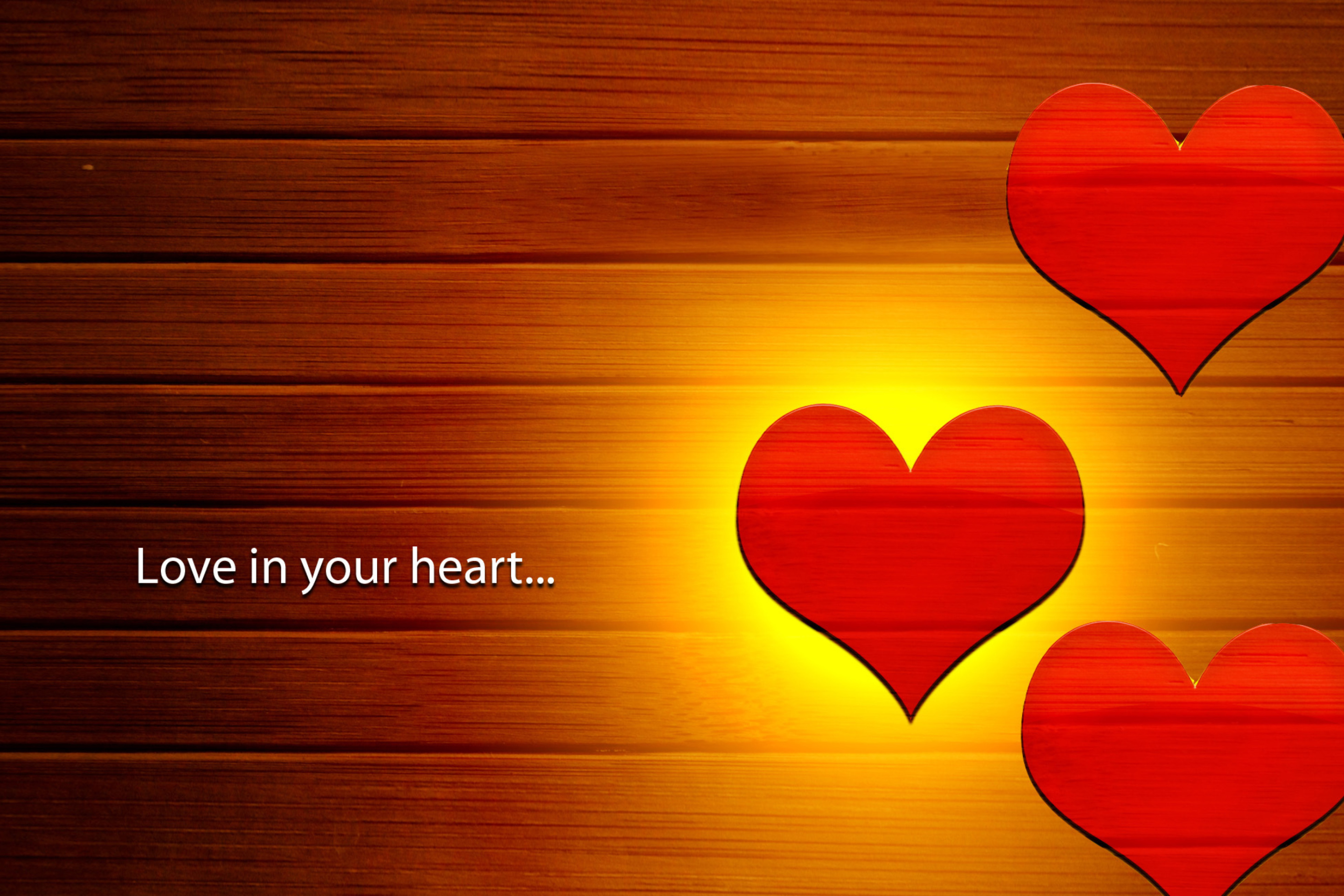 Das Love in your Heart Wallpaper 2880x1920