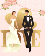 Screenshot №1 pro téma Romantic Couples Wedding Bride 176x220