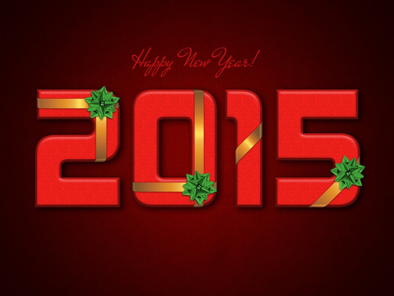 Screenshot №1 pro téma New Year 2015 Red Texture 1280x960