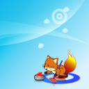 Das Firefox Curling Wallpaper 128x128