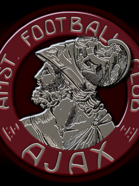 Sfondi AFC Ajax Club HD Logo 480x640