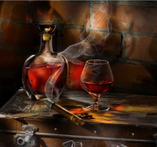 Whiskey and Cigar - Fondos de pantalla gratis para 1024x1024