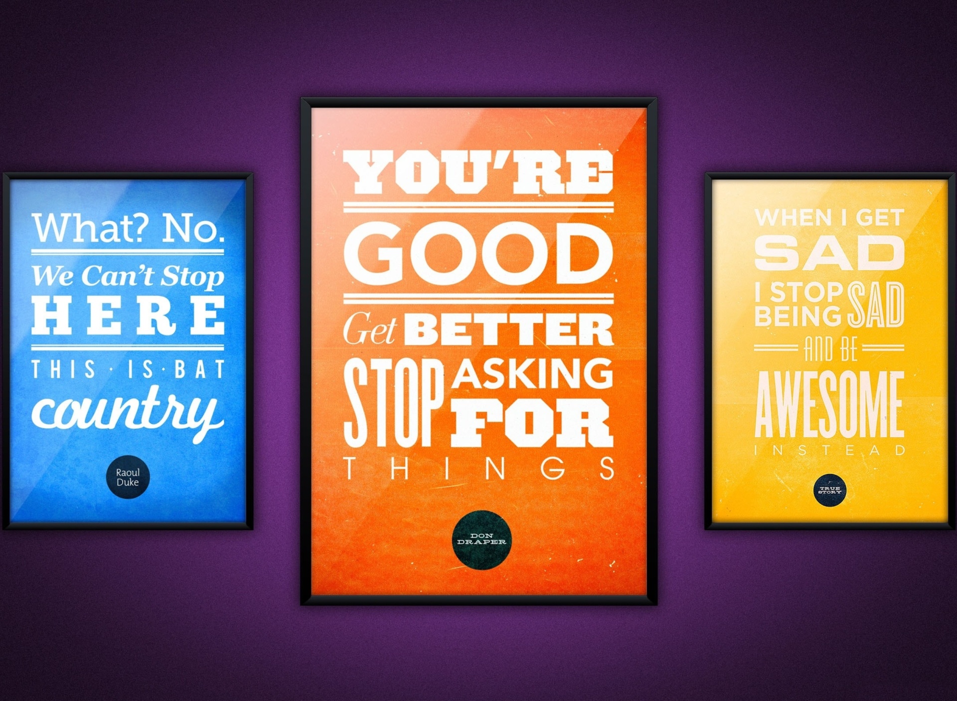 Screenshot №1 pro téma Motivational phrase You re good, Get better, Stop asking for Things 1920x1408