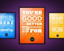 Fondo de pantalla Motivational phrase You re good, Get better, Stop asking for Things 220x176