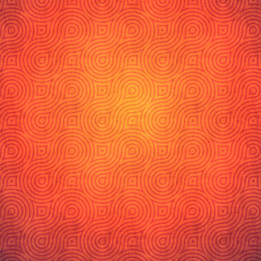 Das Orange Abstract Pattern Wallpaper 1024x1024