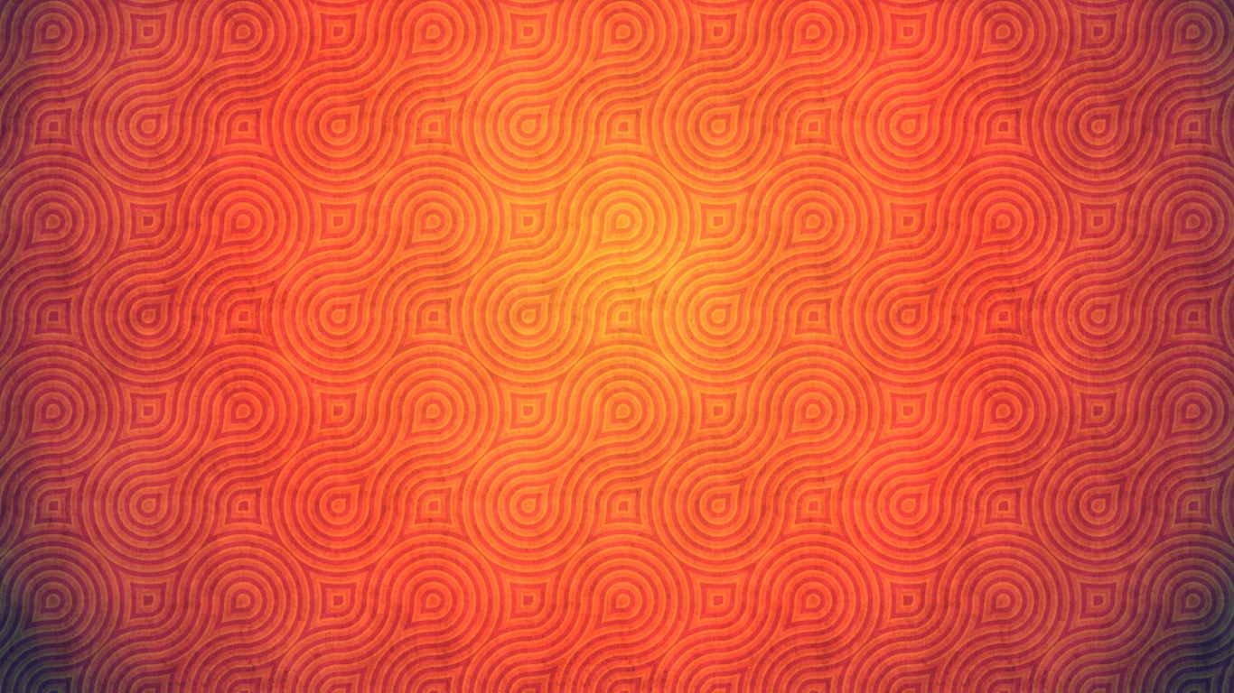 Screenshot №1 pro téma Orange Abstract Pattern 1366x768