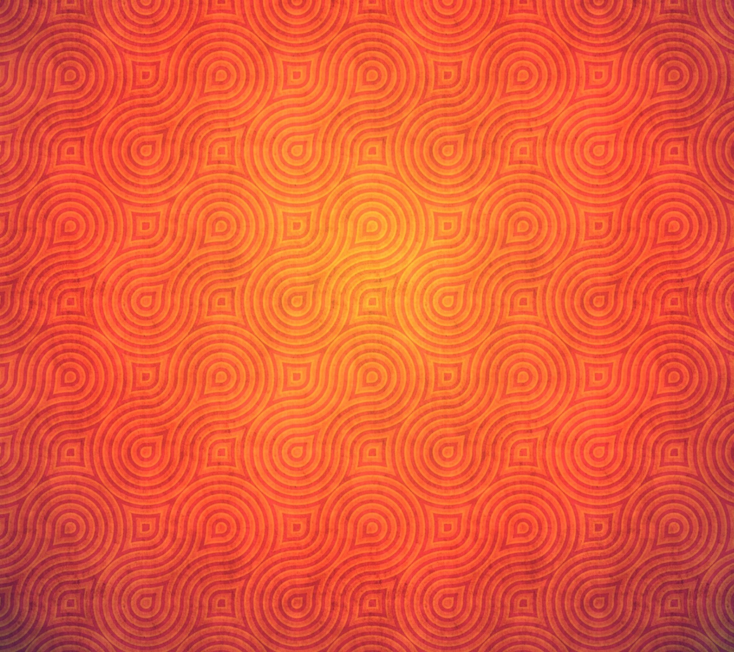 Das Orange Abstract Pattern Wallpaper 1440x1280