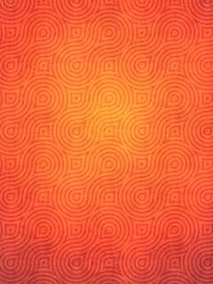 Обои Orange Abstract Pattern 240x320