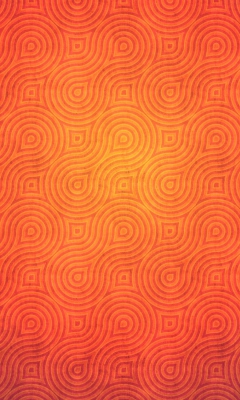 Fondo de pantalla Orange Abstract Pattern 240x400