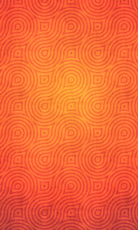 Das Orange Abstract Pattern Wallpaper 480x800