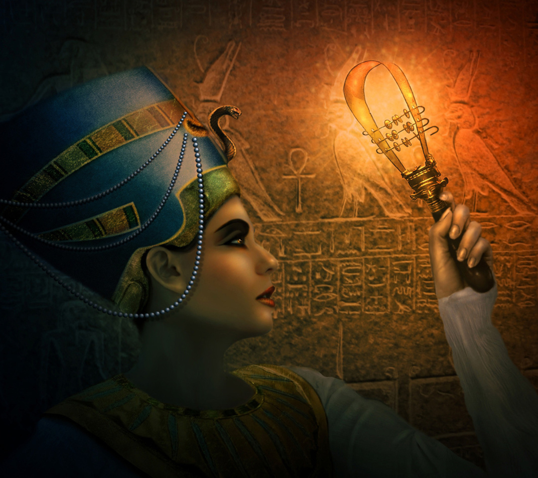 Nefertiti - Queens of Egypt wallpaper 1080x960