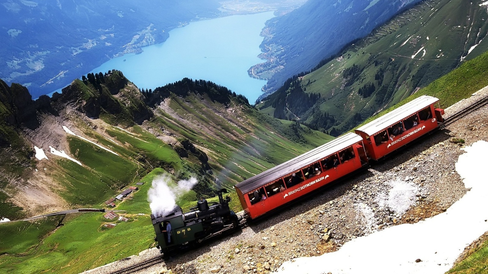Screenshot №1 pro téma Old Switzerland Train 1600x900