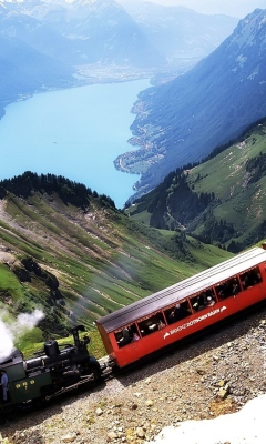 Screenshot №1 pro téma Old Switzerland Train 240x400