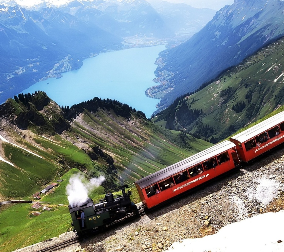 Обои Old Switzerland Train 960x854