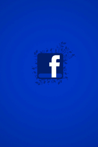 Das Facebook Logo Wallpaper 320x480