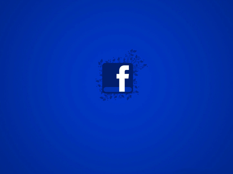 Das Facebook Logo Wallpaper 800x600