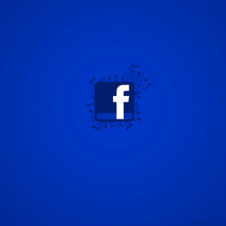 Kostenloses Facebook Logo Wallpaper für iPad mini 2