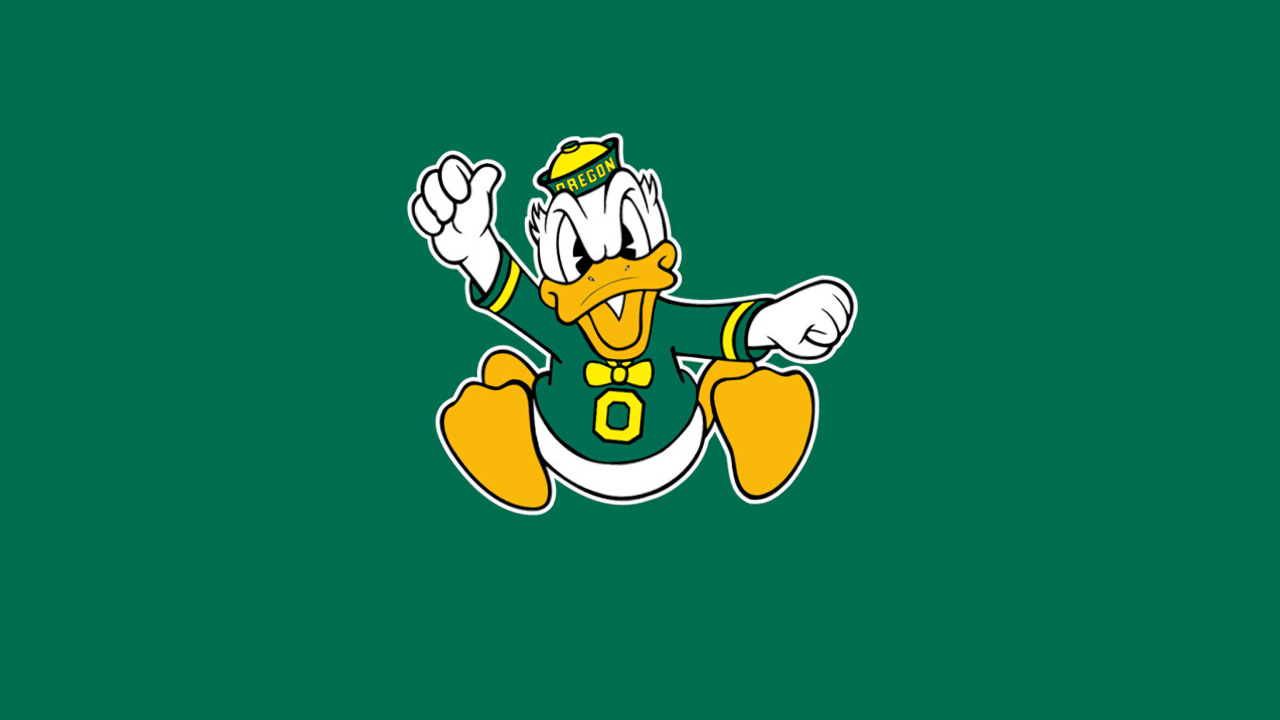 Fondo de pantalla Oregon Ducks University Football Team 1280x720