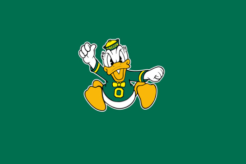 Das Oregon Ducks University Football Team Wallpaper 480x320