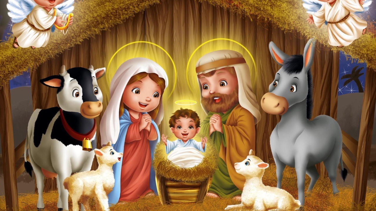 Das Birth Of Jesus Wallpaper 1280x720