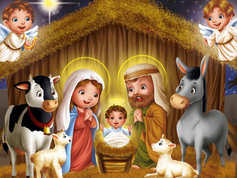Fondo de pantalla Birth Of Jesus 800x600