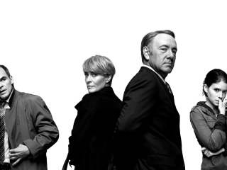 Das House of Cards with Kevin Spacey Wallpaper 320x240