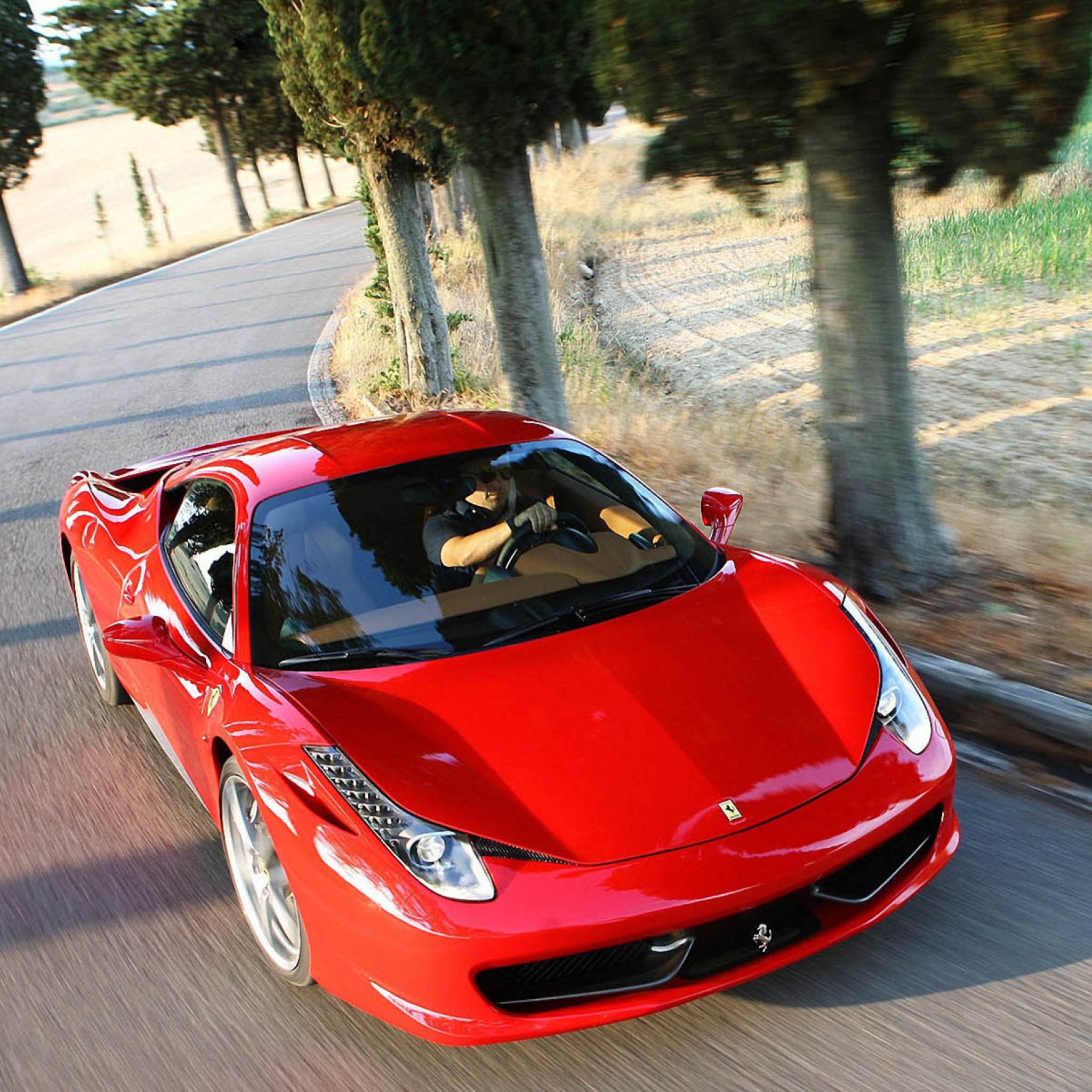 Fondo de pantalla Ferrari 458 Italia Clearness 2048x2048