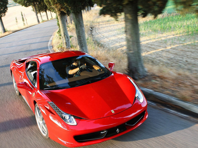 Обои Ferrari 458 Italia Clearness 640x480