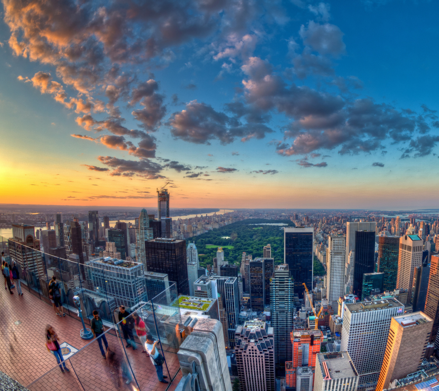 Das New York City Skyscrappers Wallpaper 1440x1280