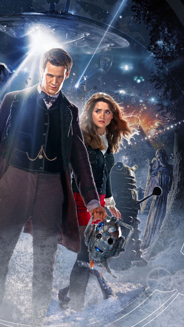 Das Doctor Who Time Of The Doctor Wallpaper 640x1136
