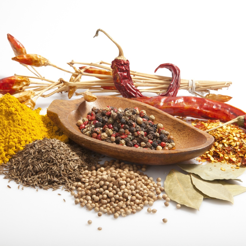 Spices and black pepper wallpaper 1024x1024