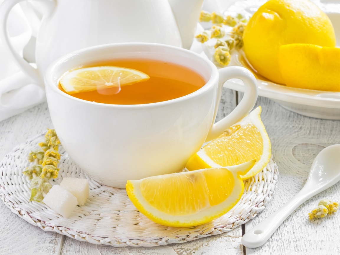 Tea with Citron wallpaper 1152x864