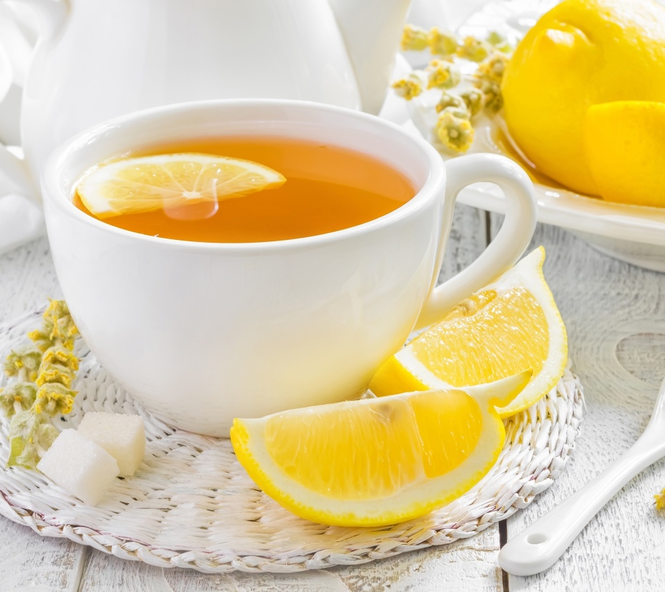 Das Tea with Citron Wallpaper 960x854