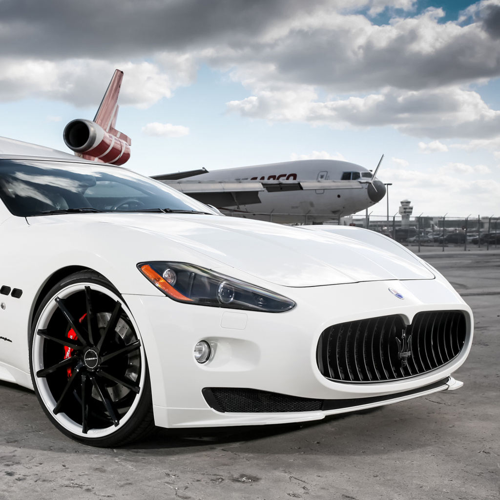 Maserati Gran Turismo Vossen wallpaper 1024x1024