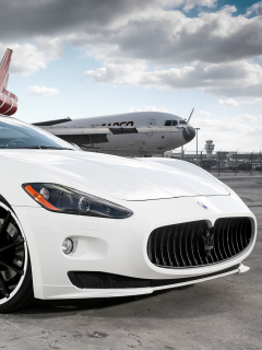 Maserati Gran Turismo Vossen wallpaper 240x320