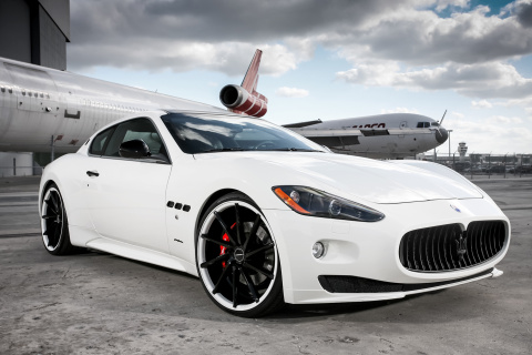 Обои Maserati Gran Turismo Vossen 480x320