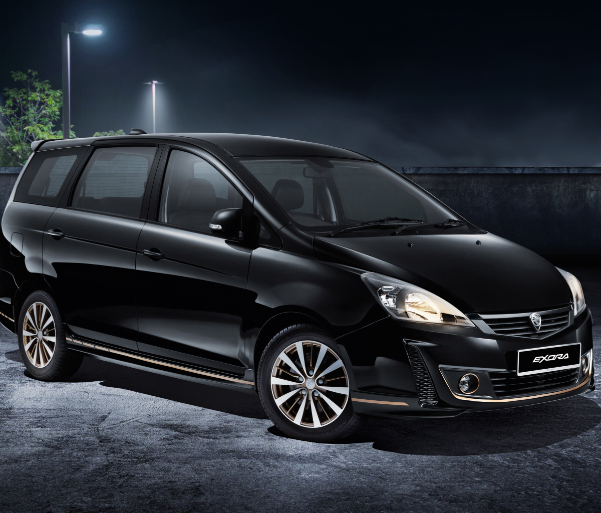 Sfondi Proton Exora Car Black Edition 1200x1024