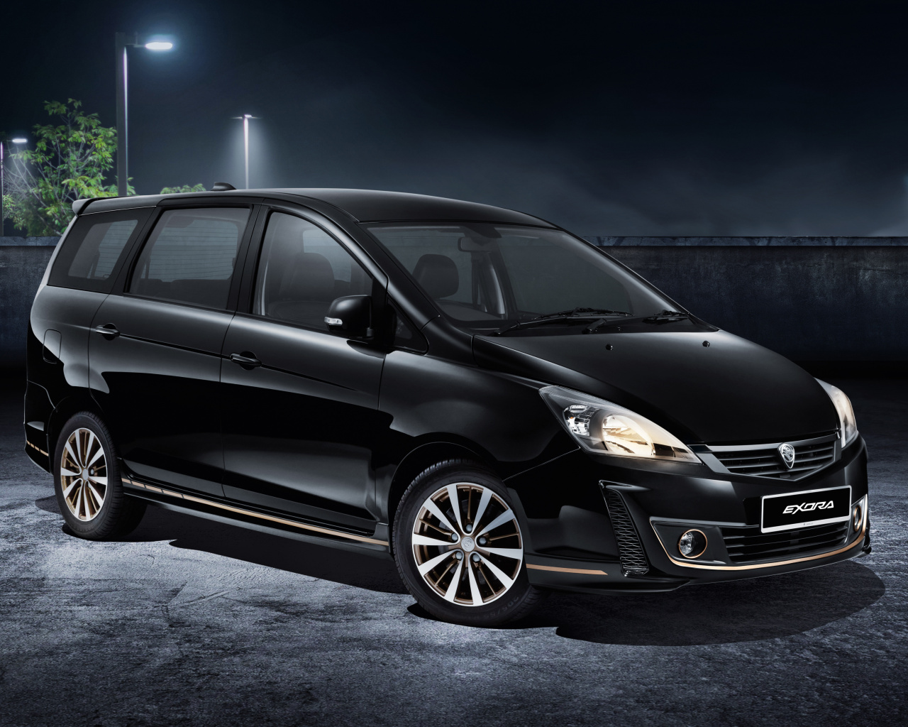 Sfondi Proton Exora Car Black Edition 1280x1024