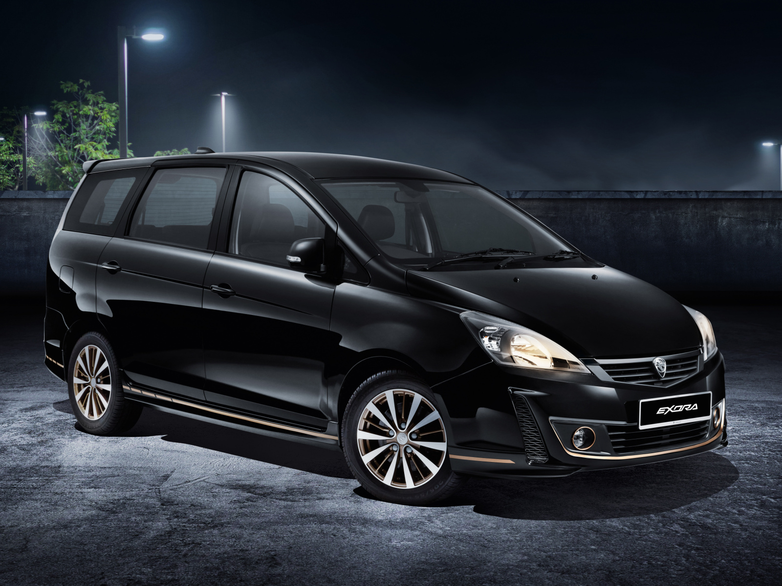 Proton Exora Car Black Edition wallpaper 1600x1200