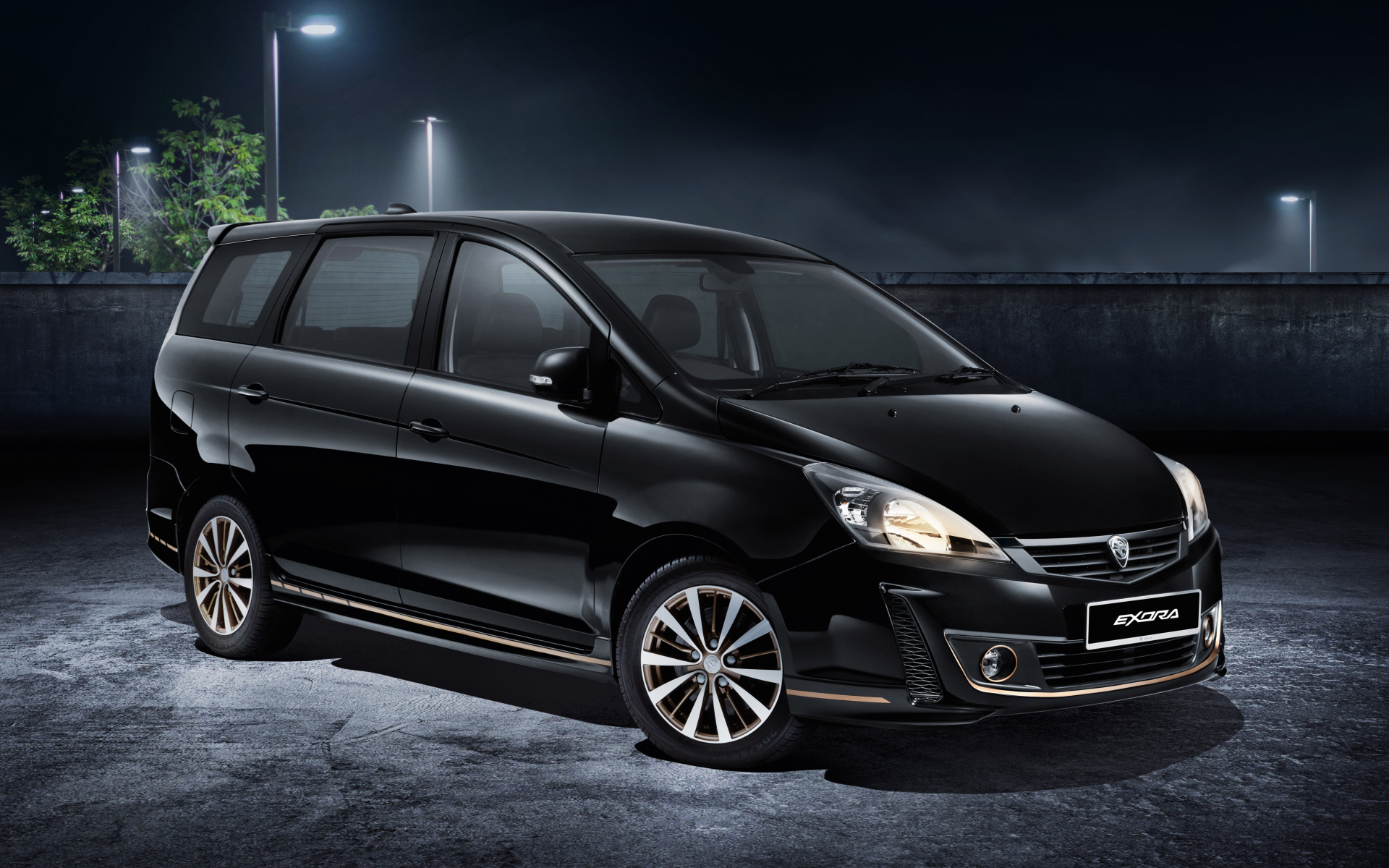 Proton Exora Car Black Edition wallpaper 1920x1200