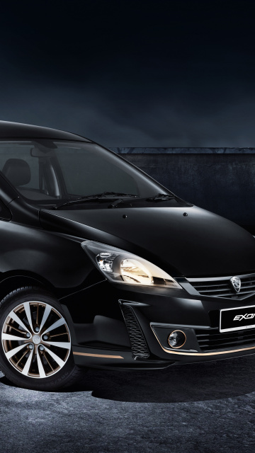 Das Proton Exora Car Black Edition Wallpaper 360x640