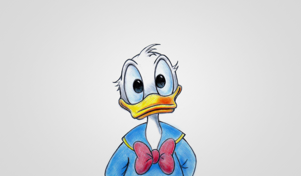 Screenshot №1 pro téma Cute Donald Duck 1024x600