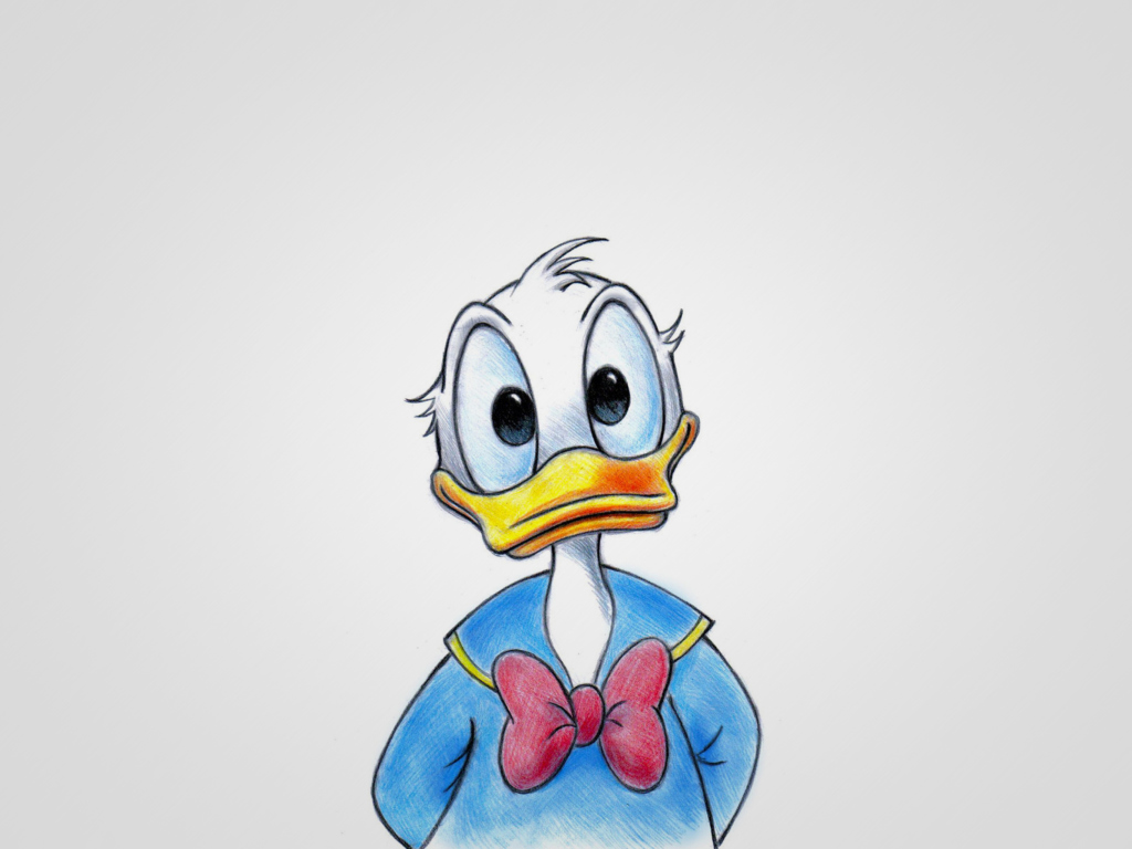 Screenshot №1 pro téma Cute Donald Duck 1024x768