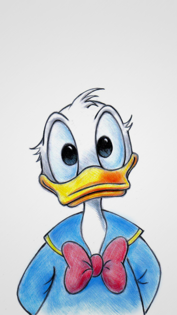 Fondo de pantalla Cute Donald Duck 360x640