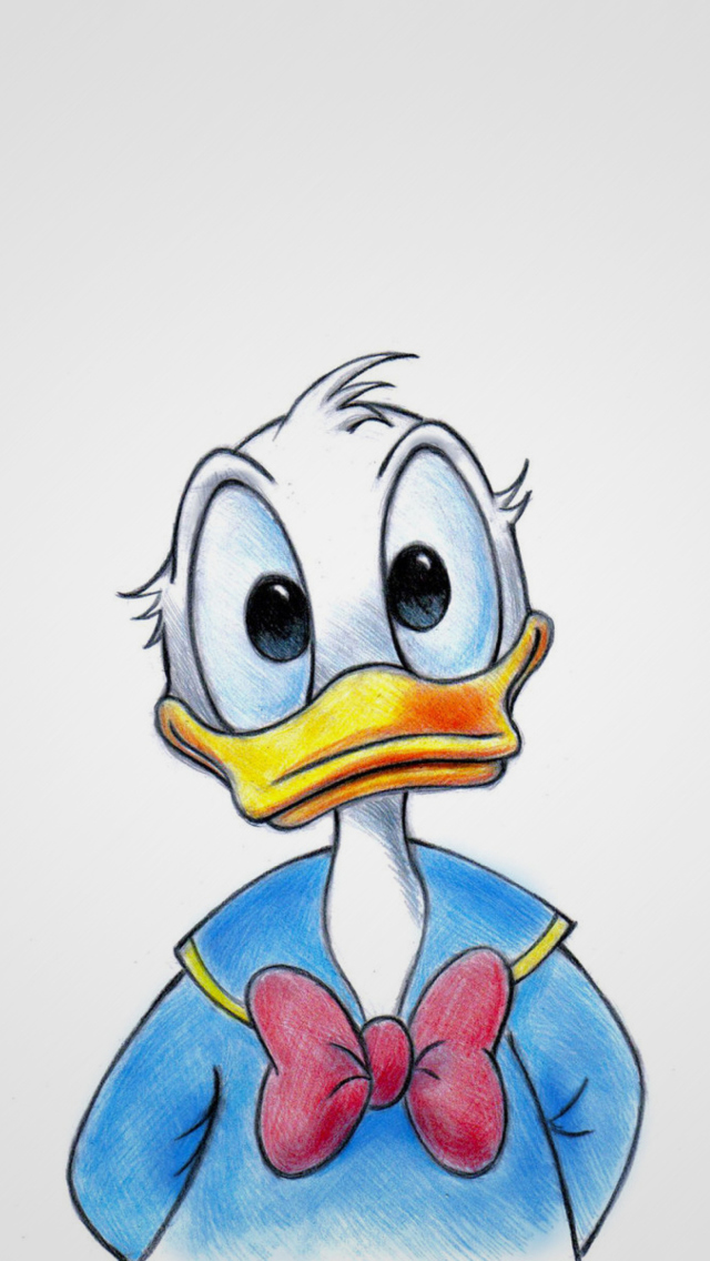 Das Cute Donald Duck Wallpaper 640x1136