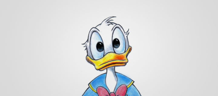 Fondo de pantalla Cute Donald Duck 720x320
